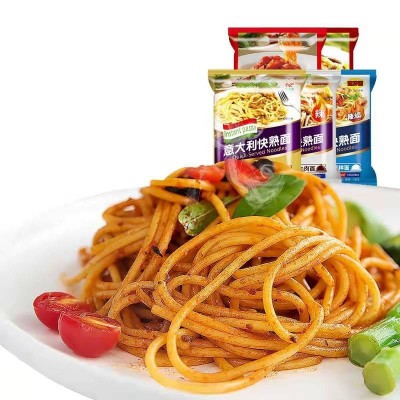现货批发意大利面意面意式速食面泡面意大利肉酱拌面番茄方便面图2