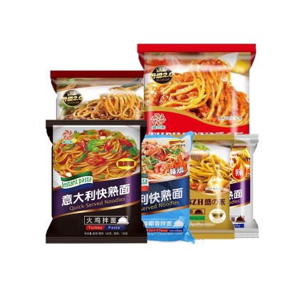 现货批发意大利面意面意式速食面泡面意大利肉酱拌面番茄方便面图4