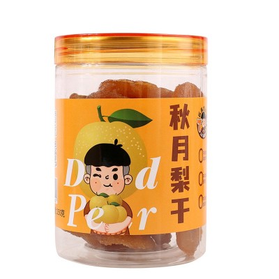 加工定制秋月梨干小零食休闲办公室零食250g罐装梨干水果干批发图5