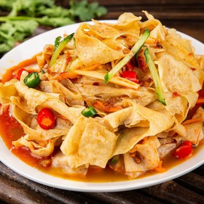 农家手工大豆素肉干货豆腐皮蛋白肉人造肉豆制品麻辣烫火锅食材图4