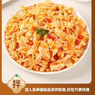 无盐山药豆皮丝豆制品干货腐竹皮凉拌火锅半成品食材特产大豆素肉图2