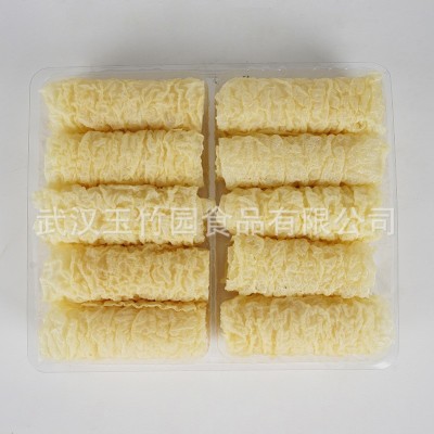 厂家直售香豆农脆铃卷 响铃卷黄金卷 火锅伴侣油炸腐竹图2