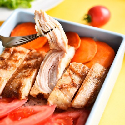 鸡排批发香煎嫩鸡胸肉微腌制轻食简餐健身鸡胸肉非油炸鸡肉半成品图4