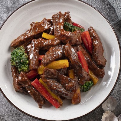 牛柳批发黑椒牛柳意面商用半成品食材轻食外卖自助餐食品厂家批发