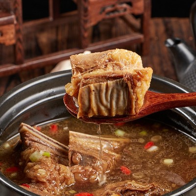 内蒙古牛肋骨原切清真四肋牛肉顺丰冷链牛仔骨牛排骨清真黄膘牛排图2