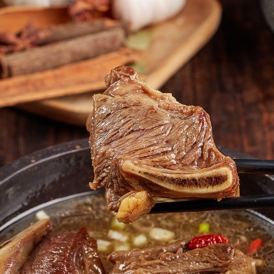 内蒙古牛肋骨原切清真四肋牛肉顺丰冷链牛仔骨牛排骨清真黄膘牛排图3