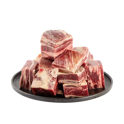 内蒙古牛肋骨原切清真四肋牛肉顺丰冷链牛仔骨牛排骨清真黄膘牛排图5