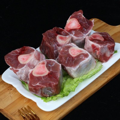 羊小腿前腱骨冷冻羊腿块2.5千克 火锅炖煮食材羊小腿切块羊腱子肉图4