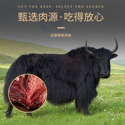 牦牛沟正宗四川牛肉干250g手撕风干牛肉干耐嚼休闲零食小 吃牛肉条图4