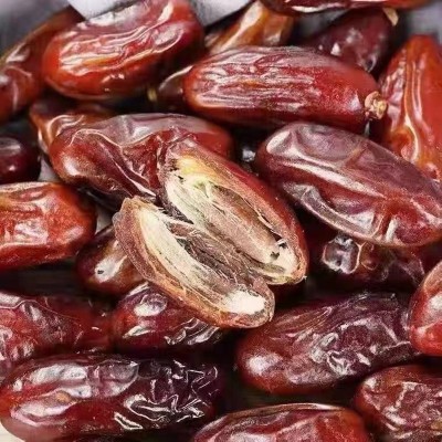 黑椰枣伊朗沙特蜜枣大果批发500g 沙漠黑枣迪拜阿联酋沙特黑椰枣图2