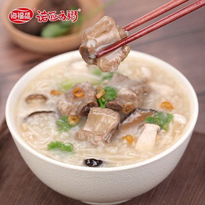 海福盛早餐粥冲泡即食诺亚方粥冻干粥整盒12袋装代餐方便粥速食粥图3