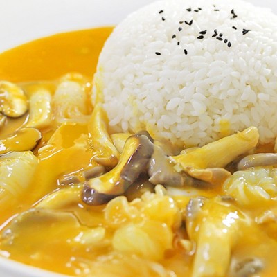 【航空同款】新成上汤菌菇套餐饭大份量方便快餐盒饭懒人速食食品图3
