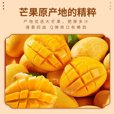 整箱批发芒果干新货特产风味水果干厚切果脯蜜饯爆款零食休闲果干图3