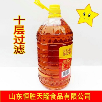 玉鑫香花生油5L食用油古法鲜榨厂家批发古法鲜榨花生油食用油图2