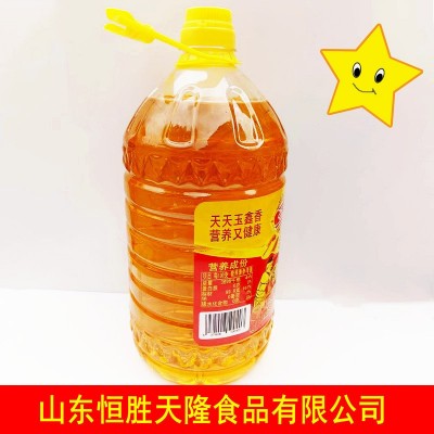 玉鑫香食用植物调和油5L非转基因厂家批发芝麻花生调和油食用油图2
