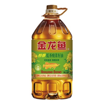 金龙鱼特香低芥酸菜籽油4L/5L非转基因物理压榨健康食用油炒菜家图2