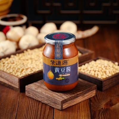 【紫道源】黄豆酱570g*2瓶组合 东北大酱豆瓣酱工厂批发包邮图4
