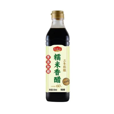 龙头山糯米香醋500ml酿造食醋凉拌调料家用蘸点蘸料饺子醋图5