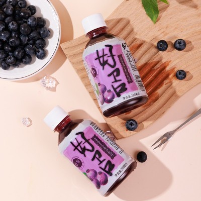 好卫口鲜果打浆蓝莓汁 小瓶包装携带方便果肉果汁 久饮不腻批发