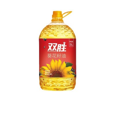 双胜葵花籽油5L升 餐饮家用食用油物理压榨商用一级食用油家用5升图5