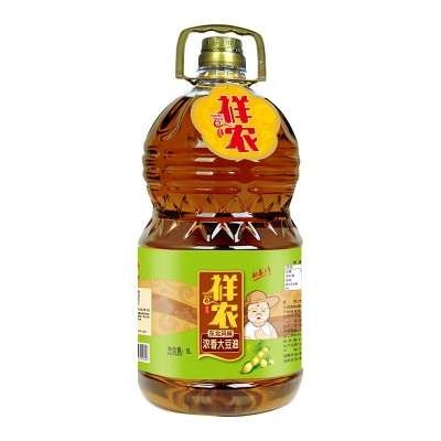 厂家大豆油食用油桶装压榨5L大豆油浓香餐饮家用商用食用大豆油批图5