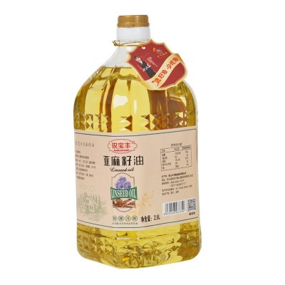 锐宝丰冷榨亚麻籽油一级物理压榨食用植物油月子油胡麻油量贩批发图4