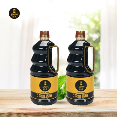 厂家供应家用调味品 1.28L/2L/18L黄豆酱油 一件代发【居康】图2