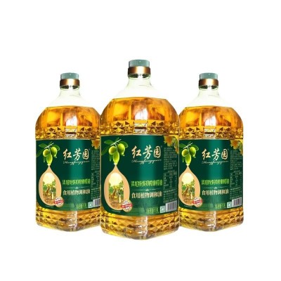 红芳园橄榄调和油 1.8L家用食用橄榄油 礼盒装特级初榨橄榄油图5