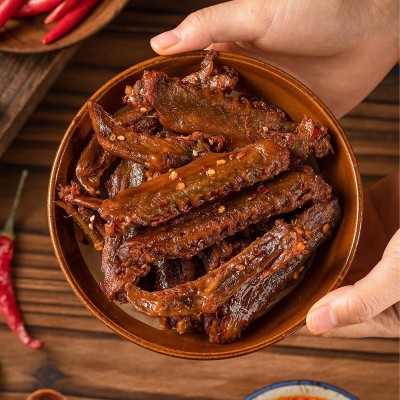酱板鸭翅膀100g湖南特产特爆香辣酱板鸭翅卤味熟食追剧肉零 食批发图4