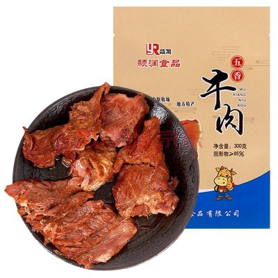 颍润五香酱牛肉熟牛肉五香牛肉卤牛肉批发零售300g/袋真空包装图1