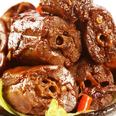 厂家批发锁鲜装香辣卤味熟食零食酱辣鸭脖子图5