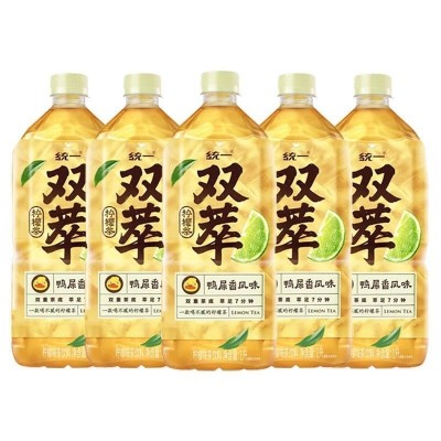 统一冰红茶双萃柠檬味茶茉莉蜜茶饮料1L装整箱大瓶装夏季清凉饮品图3