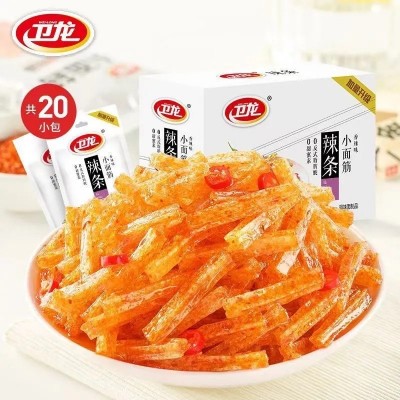新日期【卫龙24g小面筋】卫龙辣条盒装休闲食品整箱批发价图2