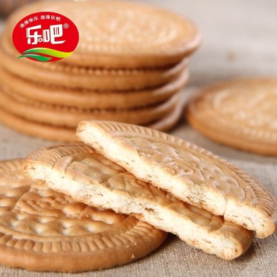 乐吧约定早餐饼干500g大袋装糕点心天津凯涛奇整箱批发老味零食图3