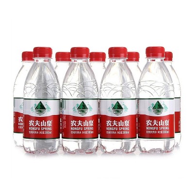 农夫山泉380ml*24小瓶/整箱装包邮 天然矿泉水弱碱性江浙沪皖包邮图2