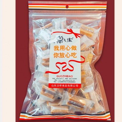 网红胶原蛋白肽山楂 独立小包装休闲零食 无添加老人孩子山楂果脯图3
