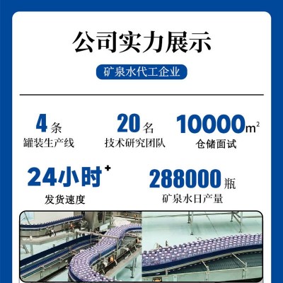 标签logo定制矿泉水 小瓶装企业婚礼活动纯净水 定做矿泉水批发图2