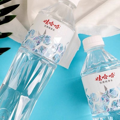 娃哈哈饮用纯净水350ml*24瓶装晶钻水瓶装水非矿泉水整箱批特价图3