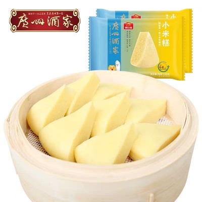 广州酒家利口福小米糕广式方便速冻食品早餐面食早茶点心商用整箱图2