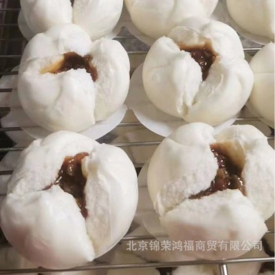 开口蜜汁叉烧包12个早餐半成品广东茶楼早茶点心面点广式 早点包子图2