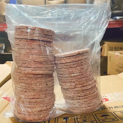 泰森安格斯牛肉饼纯牛肉厚牛堡汉堡肉饼冷冻半成品商用2.268kg51图4