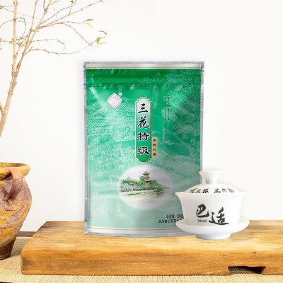 四川三花茶叶成都三花牌耐泡花茶100克原成都茶厂浓香茉莉花茶图3