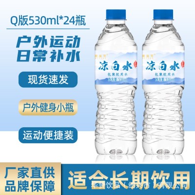 凉白水530ml*24瓶储备包装饮用水小瓶装夏季清凉解渴整箱特批价图2