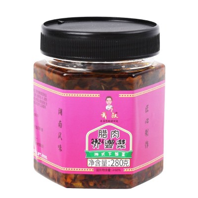 武叔腊肉外婆菜农家自制下饭菜湖南特产酱菜咸菜瓶装厂家批发图5