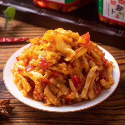 湖南剁椒萝卜香辣麻辣菜农家散装食堂早餐大份大包萝卜榨菜酱菜图3