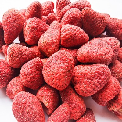 FD冻干草莓 A级整颗草莓脆厂家散装批发 雪花酥烘焙原料草莓脆图2
