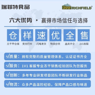 瑞菲特食品冻干水果蔬菜块丁蔬菜干果蔬干宠物零食水果茶烘焙原料图3