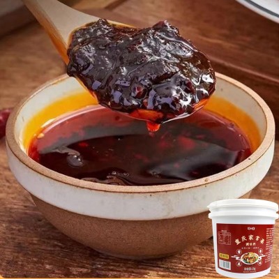 重庆家常菜调味料快餐店辣椒炒肉回锅肉酱料桶装重庆家常菜调味料图3