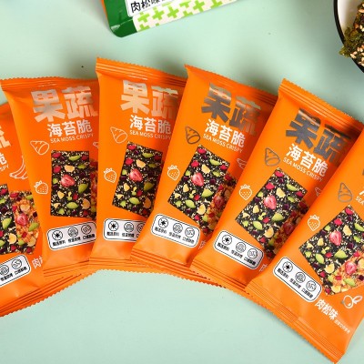 果蔬海苔脆零食坚果水果 果蔬干海苔片休闲零食批发图5
