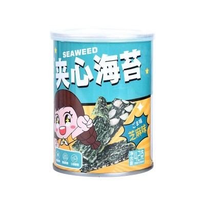 夹心海苔爽脆可口 芝麻网红零食小吃休闲食品 批发图5